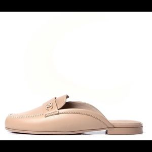 Chanel Lambskin Pearl Mule Nude 36